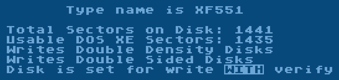 Atari DOS XE/XF551 under DOS XE.jpg