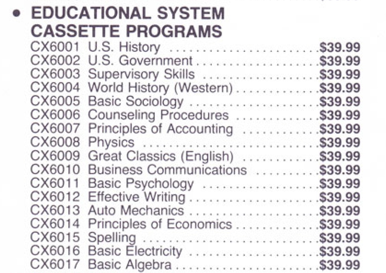 Atari Educational System Lesson Cassettes/Educational System Cassette Programs.jpg