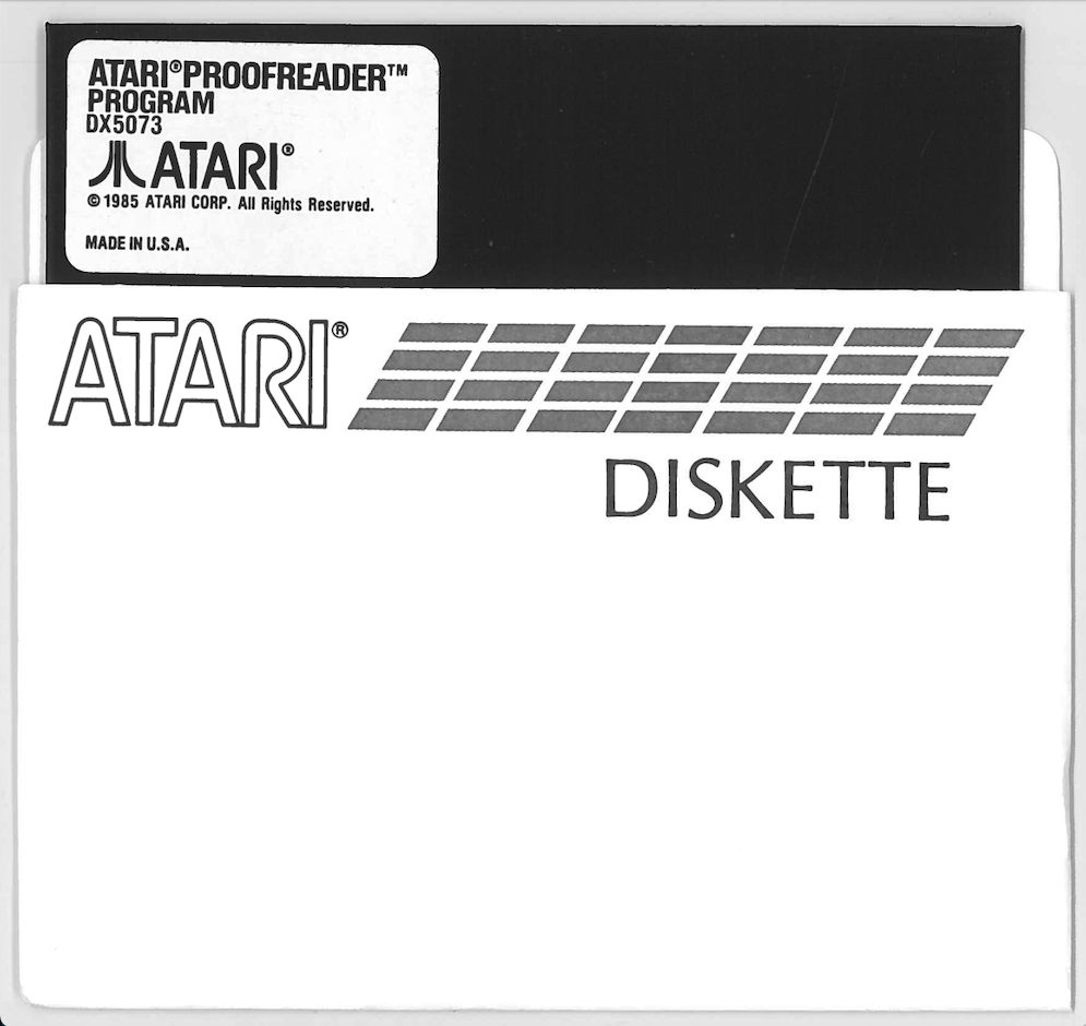 Atari Proofreader/Atari Proofreader-Program Diskette-DX 5073-C014873-front.png