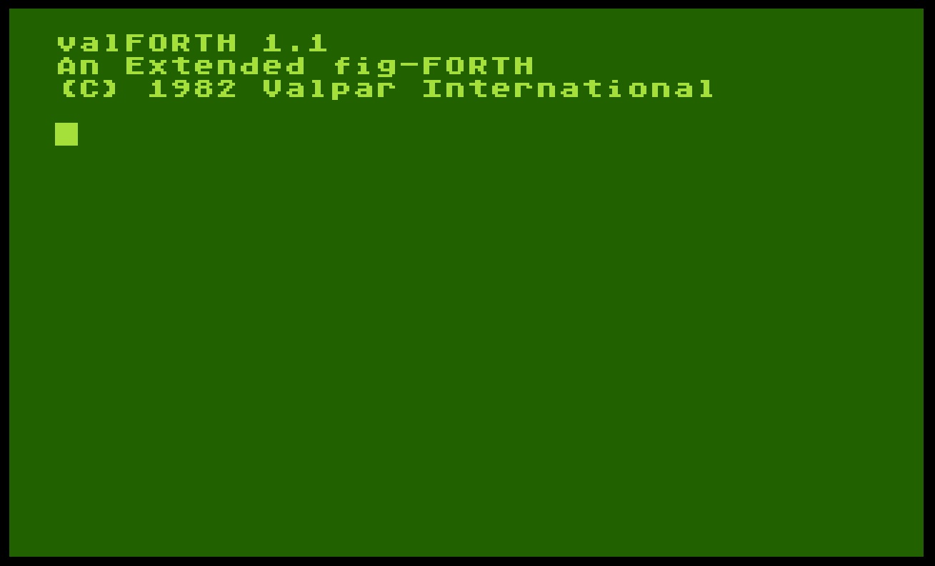 ValFORTH/valForth1.1-start.jpg